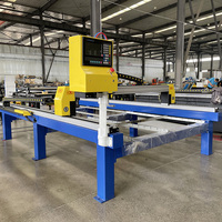 Vente chaude en acier inoxydable CNC tôle automatique double entraînement machine de découpe plasma de bureau, détachable 1530 1550 3050