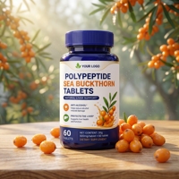 Comprimés de Polypeptide d'Argousier Personnalisés OEM/ODM pour la Santé Hépatique et Anti-Alcool 500mg