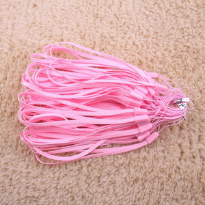 Lanière anti-perte rose pour écouteurs, téléphone portable, bracelet, sangle pour Airpods, iPhone, porte-clés, charme de poignet, cordon, accessoires - Product Image 1