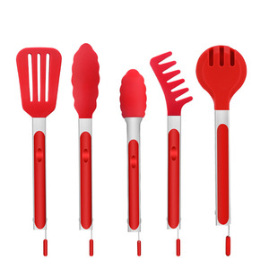 Silicone Food Clip Set 9 Inch Stainless Steel Heat Resistant For Pasta Hot Pot Baking - Product Image 5