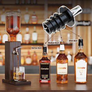 Distributeur de whisky en bois pour comptoir, distributeur d'alcool anti-fuite pour <span class=keywords><strong>bourbon</strong></span> et scotch, idéal pour bar à domicile, cadeaux - Product Image 3