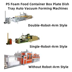 Máquinas pequeñas para bandeja absorbente de agua de espuma PS/máquina de platos de espuma/máquina desechable PS para hacer bandejas de platos y cajas de alimentos de espuma PS - Product Image 3
