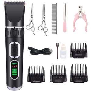 Tondeuse électrique LCD pour animaux de compagnie, tondeuse pour chiens, chats, chiens Teddy, tondeuse à poils pour animaux - Product Image 4
