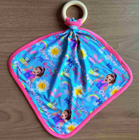 Jouet pour bébé en bambou/spandex imprimé motif animal, doux, imperméable, anti-acariens, écologique, pour usage domestique, 0-12 mois
