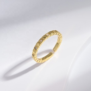 wholesale plata 925 sterling <b>silver</b> 18k gold plated <b>ring</b> minimalist engagement dainty marquise <b>stacked</b> Turquoise <b>rings</b> for woman - Product Image 2