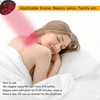Lampe thérapeutique à lumière rouge personnalisable 660nm 850nm avec prises EU/AU/JP pour le raffermissement de la peau du visage et des mains