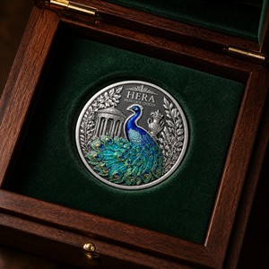 Moneda Conmemorativa Personalizada 3D de Alta Relieve de la Diosa <span class=keywords><strong>Griega</strong></span> <span class=keywords><strong>Hera</strong></span>, Moneda de Desafío de la Reina Pavona en Bronce Antiguo para Regalo de Lujo - Product Image 6