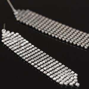 Bijoux de mode, boucles d'oreilles de luxe, boucles d'oreilles à strass, boucles d'oreilles simples, E111 - Product Image 5