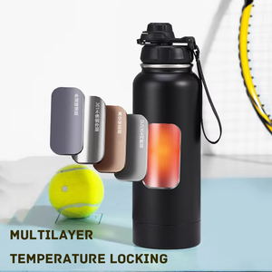 Botella Termo de Acero Inoxidable de 25oz/32oz con Asa, Tapa y Fondo Oculto para Deportes, Viajes y Actividades al Aire Libre - Product Image 3