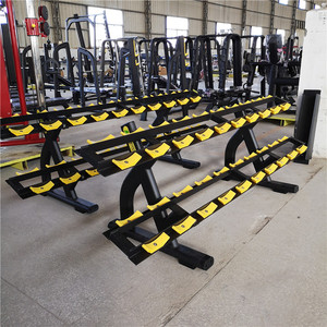 Support d'haltères commercial FF72 à deux niveaux pour salle de sport, structure en acier, équipement de fitness et de musculation - Product Image 5