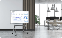 Tableau blanc interactif électronique intelligent 75Ultra Clear, 20 points de contact, moniteur de visioconférence, Intel Core I3/i5/i7, Android/Windows