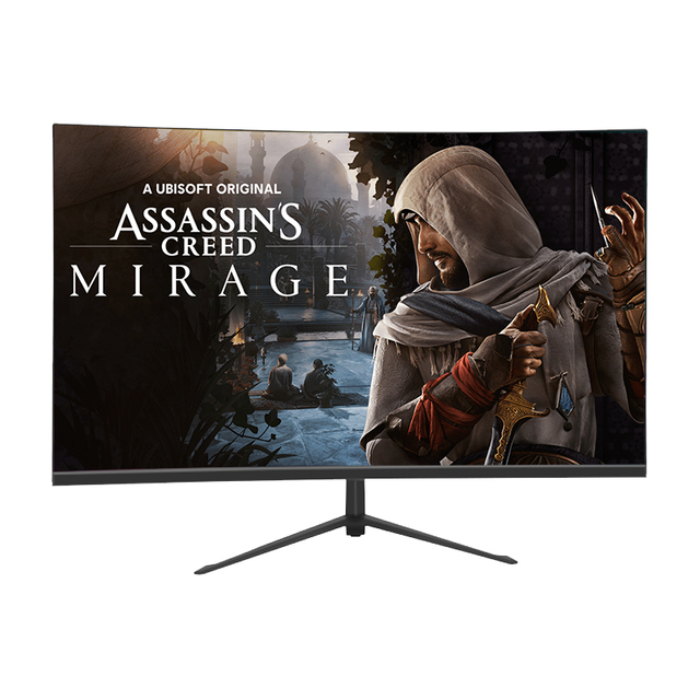 Wholesale Gaming Monitor 24 27 32 Inch Wide Curved Screen Moniteur PC 75hz 165hz 1ms Gaming Monitor 1K 2K