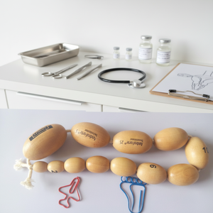 Orchidomètre de Prader avec billes numérotées - Outil de mesure du volume testiculaire pour la science médicale - Product Image 5