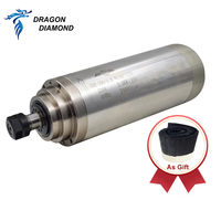 Moteur de broche à refroidissement par eau Dragon Diamond 5,5 KW 3 KW 2,2 KW pour routeur CNC, machine de gravure, pièces d'équipement