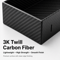 Caja de Batería de Alta Resistencia con Tapa de Fibra de Carbono, Grosor de Pared Personalizado, Tejido Twill 3K, Suministro a Granel Directo de Fábrica