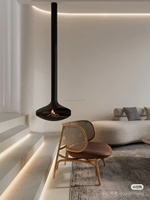 Tonya sans fumée respectueux de l'environnement Villa décoration chauffage domestique noir Durable 600mm suspendu bioéthanol cheminée