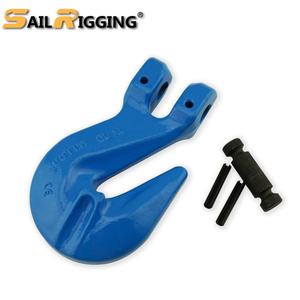 G100 Giả Mạo Thép Hợp Kim <span class=keywords><strong>Clevis</strong></span> Lấy Móc 8Mm 10Mm 13Mm Ý Loại Móc Cần Cẩu Nâng Sling Móc - Product Image 4