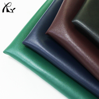 Stock de lots de cuir microfibre PU 0.7MM gaufré multicolore pour meubles et textiles de maison en Chine