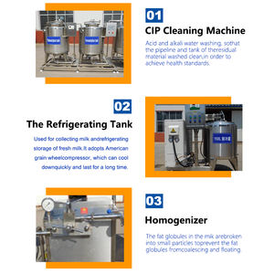 Macchina per la Produzione di <span class=keywords><strong>Yogurt</strong></span>/Contenitore di Miscelazione con Agitatore e Riscaldatore/Contenitore di Pastorizzazione per Latte Fermentato Fabbrica di <span class=keywords><strong>Yogurt</strong></span> in Vendita - Product Image 5