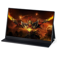 Monitor Portátil de 15.6 Pulgadas, Pantalla de Juego para Computadora FHD 1080P, Pantalla Externa Portátil para Negocios con USB Tipo-C