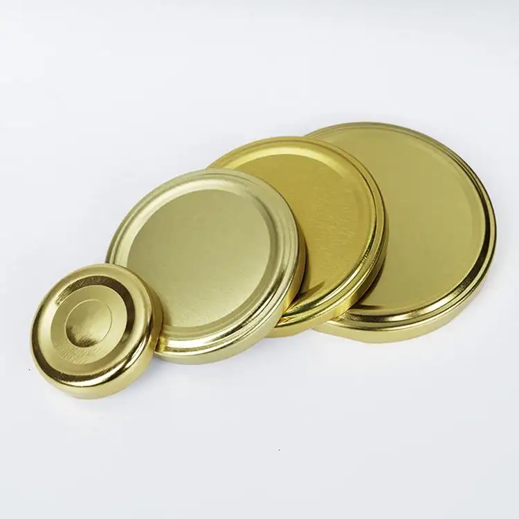 Hot Sell Jar Deksels 82Mm 77 #82 #100 # Whiten Gold Metal Deksels Voor Jan Pots