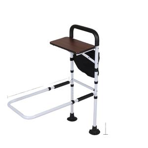 La tablero de la mesa se instala sin perforar agujeros, y los apoyabrazos junto a la cama son seguros de instalar. - Product Image 1