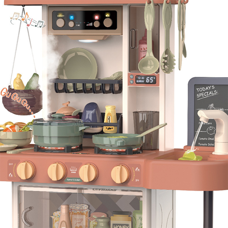 toys kitchen for girls that you can cook your food and long and you can cook your food in and eat it and microwave is part and water is part of it and