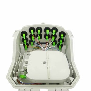 Caja de Terminación de Fibra Óptica Preconectada para Exteriores de 16 Puertos con Divisor CTO - Product Image 3