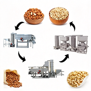 Máquina para Descascarar Piñones con Función de Clasificación, Automática, de Alta Productividad, Eléctrica, de Acero Inoxidable - Product Image 2