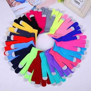 Gants d'hiver en tricot pour femmes, écran tactile, chauds, coupe-vent, avec logo personnalisé pour cadeaux promotionnels en plein air - Product Image 3