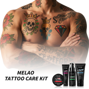 Kit de soin après tatouage naturel 4 en 1 ODM : baume, mousse nettoyante et bandage pour tatouage, recommandé par les tatoueurs pour les encreurs nouveaux et anciens. - Product Image 5