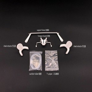 Abridor Bucal Dental con Tubo de Succión, Boquilla Ortodóntica Ajustable para Procedimientos Dentales - Product Image 2