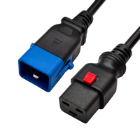 Cordon d'extension d'alimentation robuste anti-déconnexion C19 vers C20 pour PDU de rack et centre de données