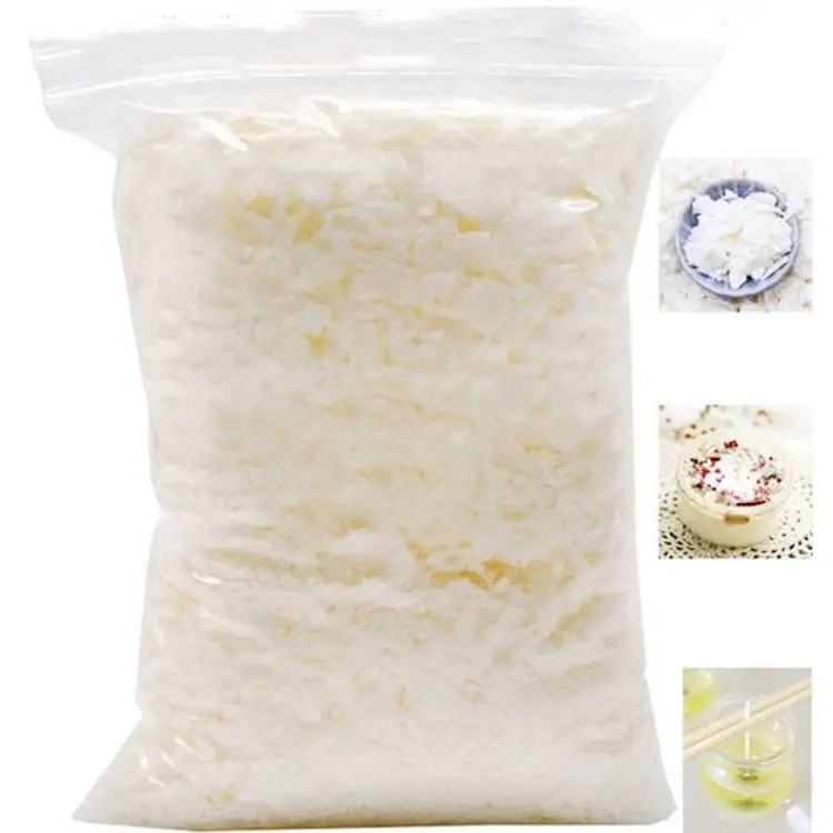 High Quality Bulk Soy Wax Flakes Organic Soy Wax price for pillar candles soy wax granules