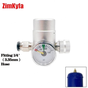 Estación de llenado de cápsulas de crema batida con regulador y manguera en espiral para tanque M11*1 a tarro de crema con rosca M22 - Product Image 5