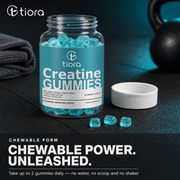 Gummies de créatine monohydrate en gros, mélange personnalisé, marque privée, OEM, véganes, pour créer des gummies de créatine