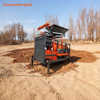 Installation de Lavage d'Or Portable 50 Tonnes/Heure avec Trousseaux de Lavage pour l'Extraction d'Or Alluvionnaire par les Méthodes d'Extraction d'Or de Placage, Conçue par des Ingénieurs