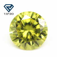 Wuzhou gemmes vente en gros 0.8mm-20mm forme ronde diamant taille olive cubique zircone en vrac pierres précieuses synthétiques coupe ronde CZ pierres
