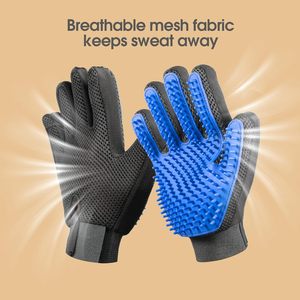 Plastic Soft Convenient Dog Horse Grooming <b>Cleaning</b> <b>Bath</b> Gloves Massage Brush <b>Pet</b> Hair Remover - Product Image 2