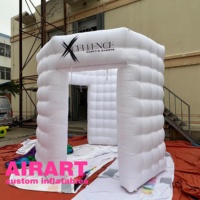 Cabine photo 360 gonflable, ballon publicitaire pour décoration de mariage, cabine photo gonflable blanche personnalisée