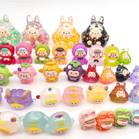 3D Cartoon Fruit Resin Miniatuur Poppenhuis Accessoires Dieren Figuurje Glow-in-the-dark Blind Bag Verrassing Kinderspeelgoed Groothandel