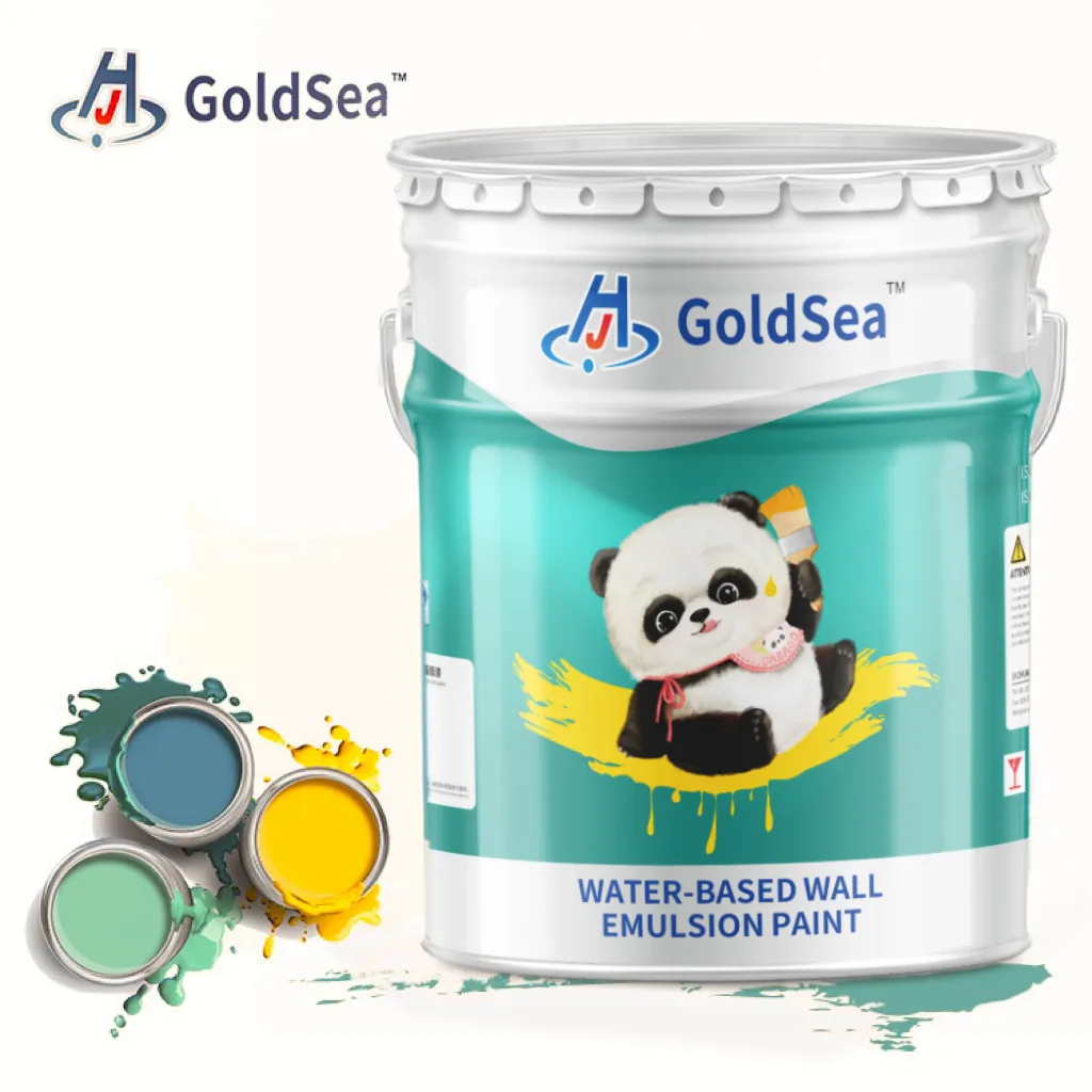 Pintura de emulsión de pared a base de agua, pintura de pared de buena adherencia, venta al por mayor