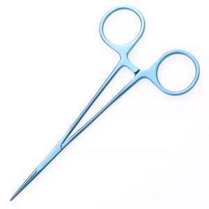 Hemostatos Texturizados Manuales <span class=keywords><strong>de</strong></span> Aleación <span class=keywords><strong>de</strong></span> Titanio con Puntas Rectas y Curvas Resistentes a la Corrosión y al Óxido para Instrumentos Quirúrgicos - Product Image 6