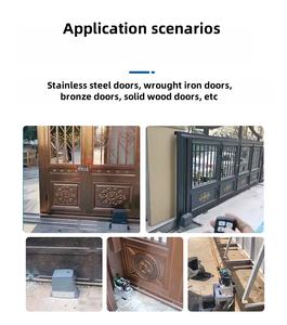 Meilleure qualité Design moderne DC 24V 1000kg Système de <span class=keywords><strong>portail</strong></span> coulissant électrique avec tableau de commande pour porte commerciale Garantie - Product Image 6