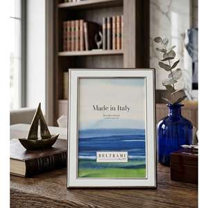Beltrami Photo <b>Frame</b> <b>4x6</b> Inch Real Silver Plated Made In Italy - Product Image 2