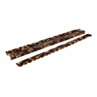 Support de Mahjong en Acrylique Chic Personnalisable de Luxe de 19 Pouces avec Motif Tortue et Coquille Saint-Jacques, Poussoir et Aimants pour Tuiles de Mahjong Américaines