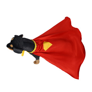 Superman Dog Cape Satin Adjustable <b>Pet</b> Costume <b>Collar</b> Full Set For Puppy Cartoon Outfit Summer 2025 - Product Image 1