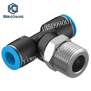 Conector Neumático de Empuje QST-1/2-10 190672, Unión Recta de 1/2 Pulgada para Manguera de Aire, Tubo de 10 mm, Alta Calidad - Product Image 1