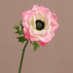 I1070 Fleurs artificielles de haute qualité au toucher réel, lotus argenté de luxe, décoration de table pour la maison et l'hôtel, arrangement floral artificiel - Product Image 5
