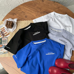 Nouveau T-<span class=keywords><strong>shirt</strong></span> décontracté pour bébé garçon, à manches courtes, imprimé lettres, mode été, vente en gros - Product Image 1